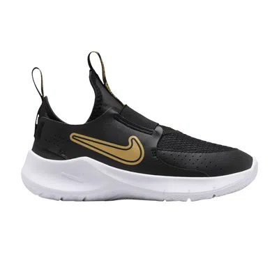 Pre-owned Nike Flex Runner 3 Ps 'black Metallic Gold' | Kid's Size 11