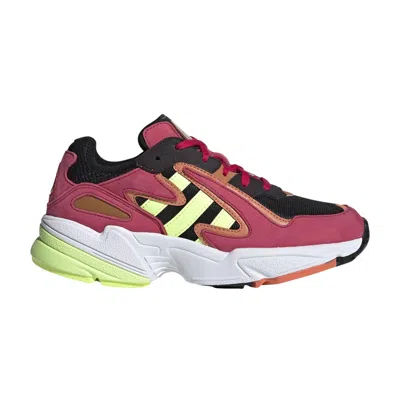 Pre-owned Adidas Originals Adidas Yung-96 Chasm J 'pink Hi-res Yellow' | Kid's Size 13