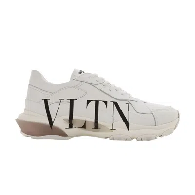 Pre-owned Valentino Garavani Valentino Valentino Bounce 'logo Print' | White | Men's Size 41