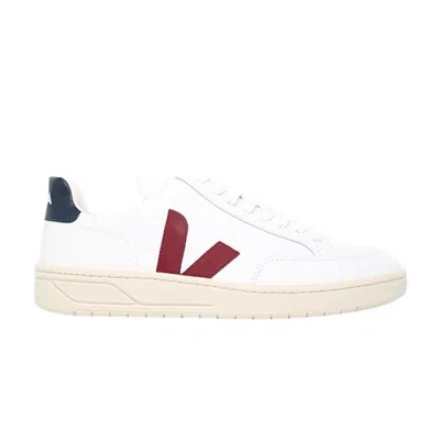 Pre-owned Veja V-12 'white Marsala Nautico' | Men's Size 36