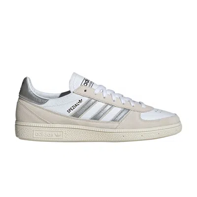 Pre-owned Adidas Originals Adidas Wmns Handball Spezial 'weltmeister Pack - White Silver Metallic' | Women's Size 12.5