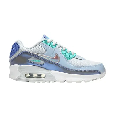 Pre-owned Nike Air Max 90 Fp Gs 'white Aura' | Kid's Size 4