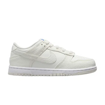Pre-owned Nike Dunk Low Se Ps 'sail Croc' | Cream | Kid's Size 1.5