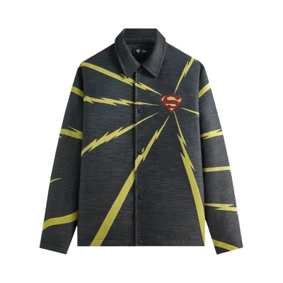 Pre-owned Kith X Superman Lightning Tapestry Jacket 'black' | Men's Size M