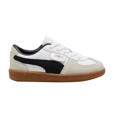Pre-owned Puma Palermo Leather Little Kid 'white Black Gum' | Kid's Size 13