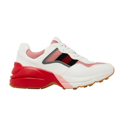 Pre-owned Gucci Wmns Rhyton 'white Pink Reflective' | Women's Size 35