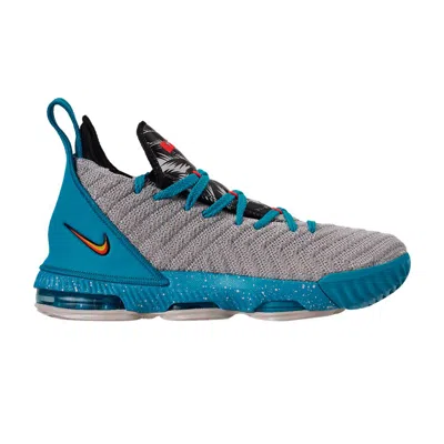 Pre-owned Nike Lebron 16 Gs 'south Beach' | Grey | Kid's Size 5 In Gray