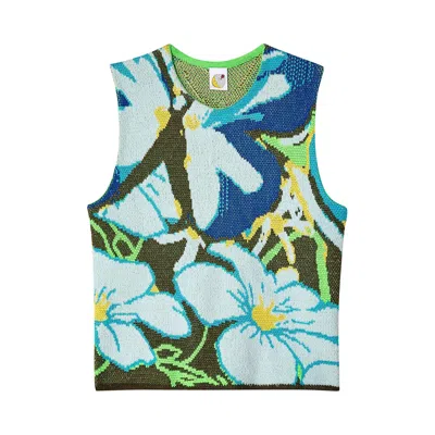 Pre-owned Sky High Farm Workwear Camo Vest 'multicolor' | Multi-color | Men's Size Xl