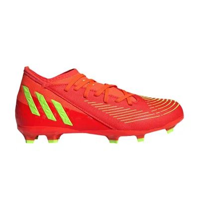 Pre-owned Adidas Originals Adidas Predator Edge.3 Fg J 'game Data Pack' | Kid's Size 5 In Red