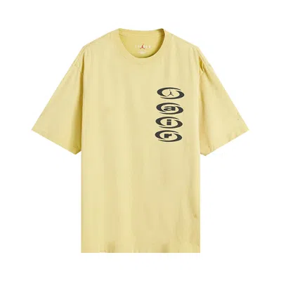 Pre-owned Cactus Jack By Travis Scott X Air Jordan Air Tee 'celery' | Green | Men's Size L