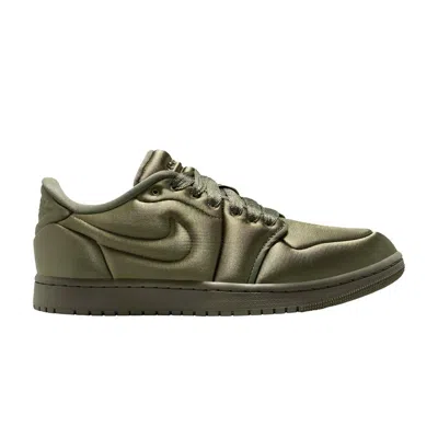 Pre-owned Air Jordan Wmns  1 Low Method Of Make 'satin Medium Olive' | Green | Women's Size 11