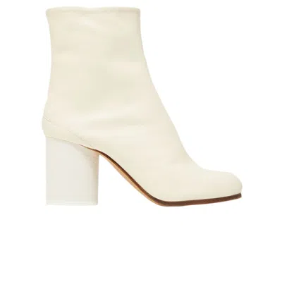 Pre-owned Maison Margiela Wmns Tabi Ankle Boot 'white' | Cream | Women's Size 39