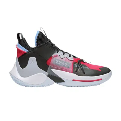 Pre-owned Air Jordan Jordan Why Not Zer0.2 Se Gs 'red Orbit Black' | Kid's Size 4.5