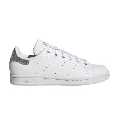 Pre-owned Adidas Originals Adidas Stan Smith Big Kid 'white Silver Metallic' | Kid's Size 5.5