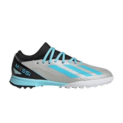 Pre-owned Adidas Originals Adidas X Crazyfast Messi.3 Tf J 'infinito Pack' | Silver | Kid's Size 3.5