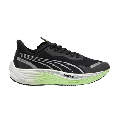 Pre-owned Puma Wmns Velocity Nitro 3 Gore-tex 'black Fizzy Apple' | Women's Size 8.5