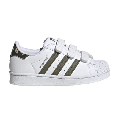 Pre-owned Adidas Originals Adidas Superstar Little Kid 'white Camo' | Kid's Size 1
