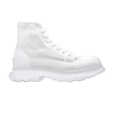 Pre-owned Alexander Mcqueen Tread Slick Boot 'white' | Men's Size 43.5