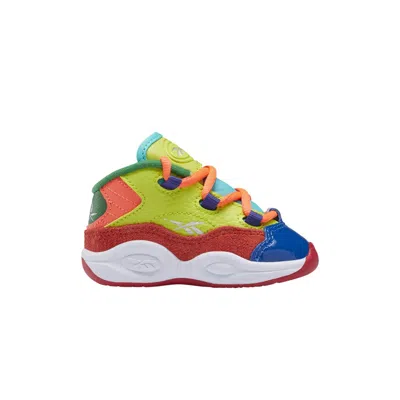 Pre-owned Reebok Question Mid Toddler 'color Explosion' | Multi-color | Infant Size 10