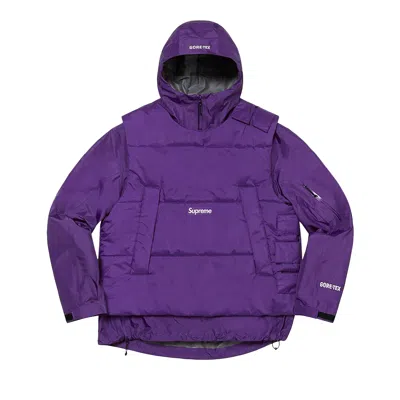 Pre-owned Supreme 2-in-1 Gore-tex Shell + Windstopper Vest 'purple' | Men's Size Xl