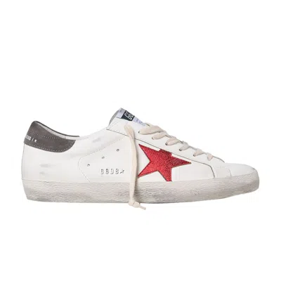Pre-owned Golden Goose Superstar 'white Red Grey' | Men's Size 40