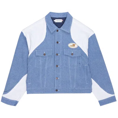 Pre-owned Honor The Gift Panel Trucker Jacket 'indigo' | Blue | Men's Size Xl