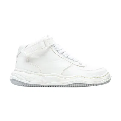 Pre-owned Miharayasuhiro Maison Mihara Yasuhiro Maison Mihara Yasuhiro Wayne Og Sole Washed Canvas High 'white' | Men's Size 