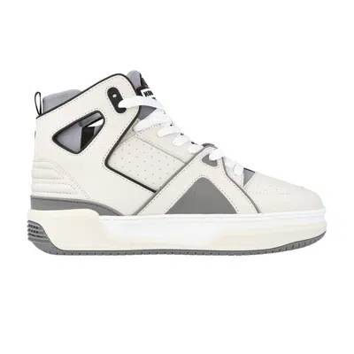 Pre-owned Just Don Basketball Courtside Hi 'white Grey' | Men's Size 41