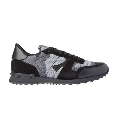 Pre-owned Valentino Garavani Valentino Valentino Rockrunner 'black Camo' | Men's Size 45