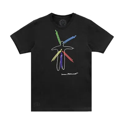 Pre-owned Chrome Hearts X Marina Abramovic Graphic Print T-shirt 'black/multicolor' | Men's Size Xl