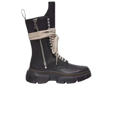 Pre-owned Rick Owens Dr. Martens X  Wmns 1918 Dmxl Calf Length Boot 'black' | Women's Size 36