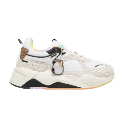 Pre-owned Puma Squishmallows X Rs-x Big Kid 'cam' | Cream | Kid's Size 7 In White