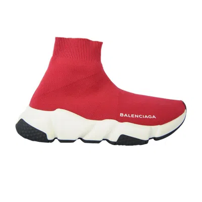 Pre-owned Balenciaga Wmns Speed Trainer Mid 'raspberry Red' | Women's Size 40