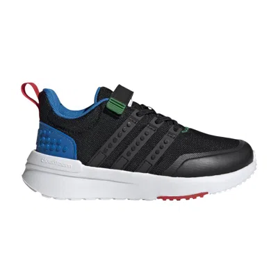 Pre-owned Adidas Originals Adidas Lego X Racer Tr21 J 'black Shock Blue' | Kid's Size 13.5