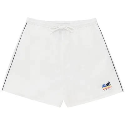 Pre-owned Aimé Leon Dore 38-gs Offshore Short 'white' | Men's Size L