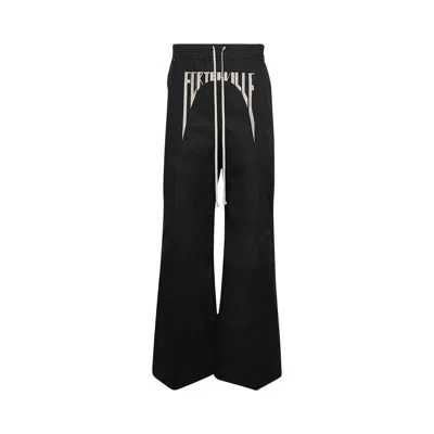 Pre-owned Rick Owens Porterville Wide Bela Pants 'black/pearl' | Men's Size 50