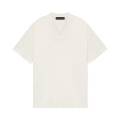 Pre-owned Essentials Fear Of God  V-neck Tee (3 Pack) 'shell' | Cream | Men's Size M