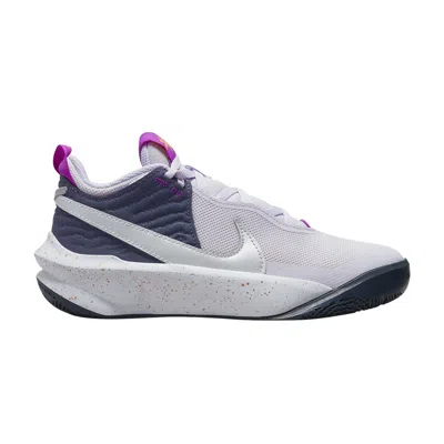 Pre-owned Nike Team Hustle D10 Se Gs 'barely Grape' | Purple | Kid's Size 4