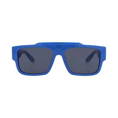 Pre-owned Gucci Square Sunglasses 'blue' | Men's Size Onesize
