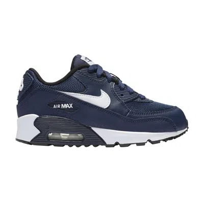 Pre-owned Nike Air Max 90 Mesh Ps 'midnight Navy Nubuck' | Blue | Kid's Size 3