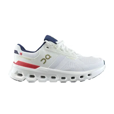 Pre-owned On Cloudrunner 2 'white Red Navy' | Men's Size 14