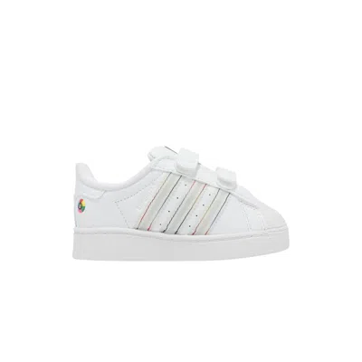 Pre-owned Adidas Originals Adidas Superstar Cf I 'led Lights Pack - White' | Infant Size 9