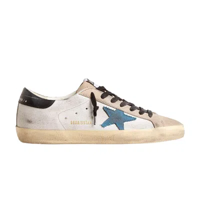 Pre-owned Golden Goose Superstar 'white Light Blue Black' | Men's Size 40