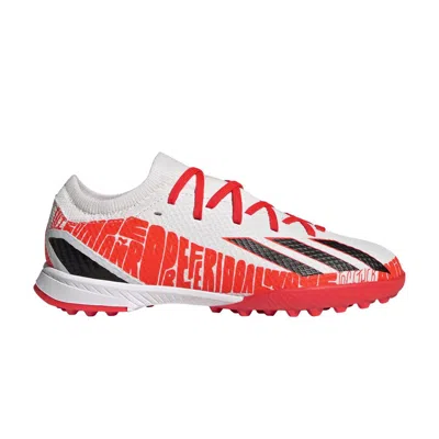 Pre-owned Adidas Originals Adidas X Speedportal Messi.3 Tf J 'white Solar Red' | Kid's Size 4