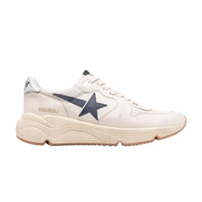 Pre-owned Golden Goose Running Sole 'ecru Blue Silver' | Cream | Men's Size 43 In White
