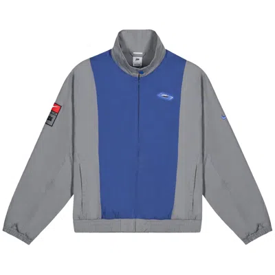 Pre-owned Nike X Patta Track Jacket 'particle Grey/sapphire' | Men's Size M In Gray