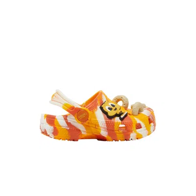 Pre-owned Crocs Honey Nut Cheerios X Classic Clog Toddler 'rise N' Style' | Orange | Infant Size 12