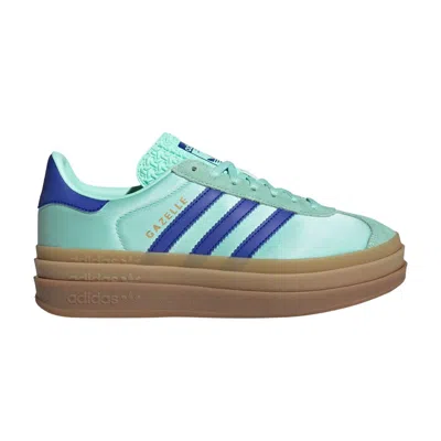 Pre-owned Adidas Originals Adidas Wmns Gazelle Bold 'clear Mint Lucid Blue Satin' | Green | Women's Size 10