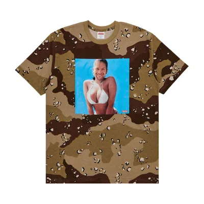Pre-owned Supreme X Aphex Twin Windowlicker Tee 'chocolate Chip Camo' | Multi-color | Men's Size Xxl
