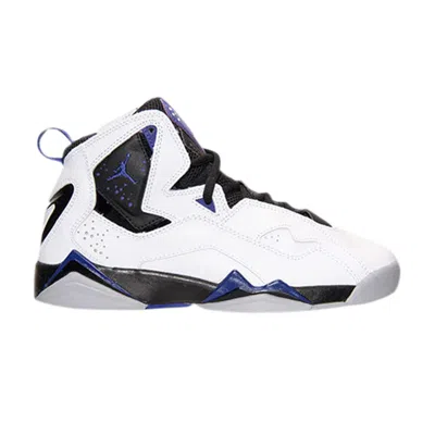 Pre-owned Air Jordan Jordan True Flight Gs 'dark Concord' | White | Kid's Size 12.5